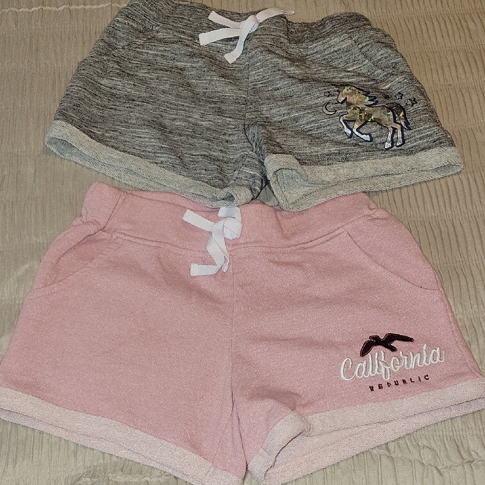 Reflex Kids Casual Shorts Set - Gray and Pink
